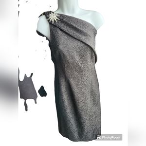 NWT Kay Unger Black Dress Size 8